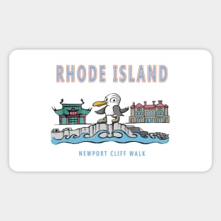 Rhode Island Cliff Walk Magnet